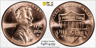 2026-D 1C 1776-2026 First Strike MS67RD