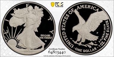 2026-P $1 Silver Eagle Congratulations Set PR69DCAM