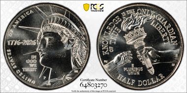 2026-P 50C Enduring Liberty First Strike MS65