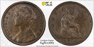 1878 1D S-3954 MS62BN
