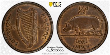 1935 1/2D MS63BN