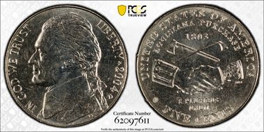 2004-D 5C Peace Medal MS64