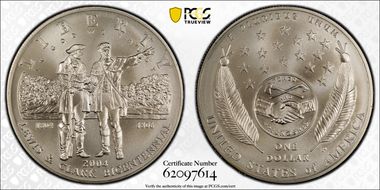 2004-P $1 Lewis & Clark MS69