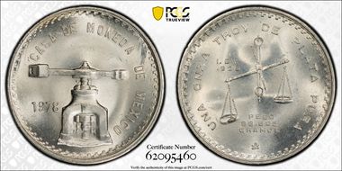 1978-Mo Onza KM-M49b.1 Type 1 MS67