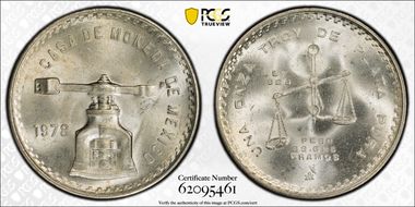 1978-Mo Onza KM-M49b.2 Type 2 MS65