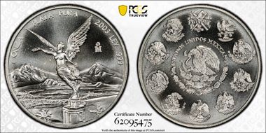 2003-Mo Onza Libertad Ag MS65