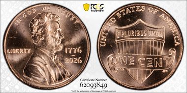2026 1C 1776-2026 First Strike MS66RD