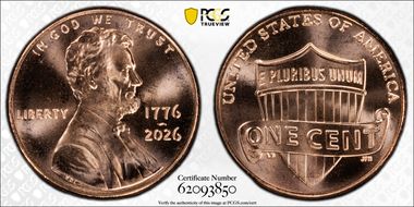 2026 1C 1776-2026 First Strike MS66RD