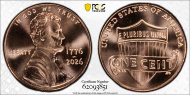 2026 1C 1776-2026 First Strike MS67RD