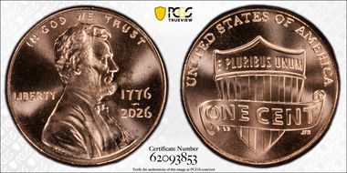 2026 1C 1776-2026 First Strike MS67RD
