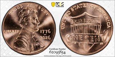 2026-D 1C 1776-2026 First Strike MS66RD