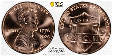 2026-D 1C 1776-2026 First Strike MS66RD