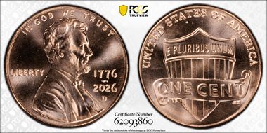 2026-D 1C 1776-2026 First Strike MS67RD