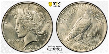 1923-D $1 MS63