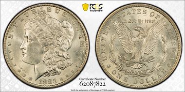 1883-O $1 MS63