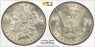 1884 $1 MS61