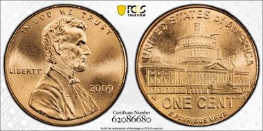 2009 1C Lincoln-Presidency Satin Finish SP67RD