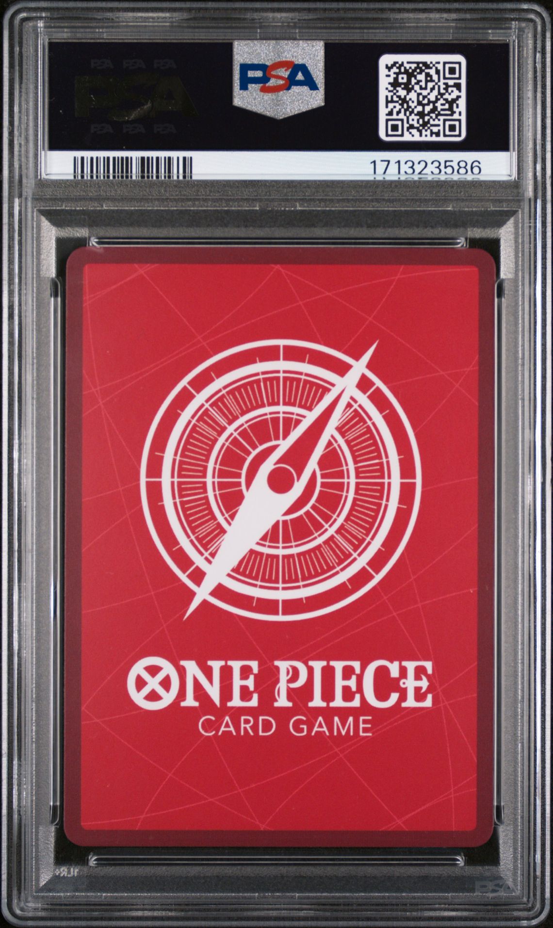 2026 One Piece Op16-The Time Of Battle Monkey D. Luffy #022 (Alternate Art) Gem Mt 10 back view - PSA certificate #171323586