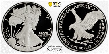 2025-W $1 Silver Eagle PR70DCAM