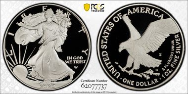 2025-S $1 Silver Eagle PR69DCAM