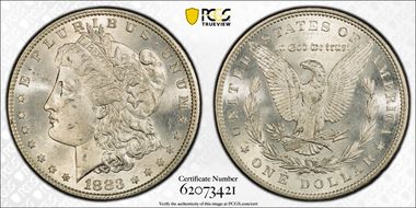 1883 $1 MS63