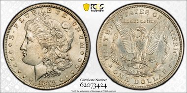1879 $1 AU58