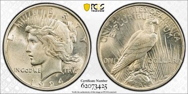 1924 $1 MS64