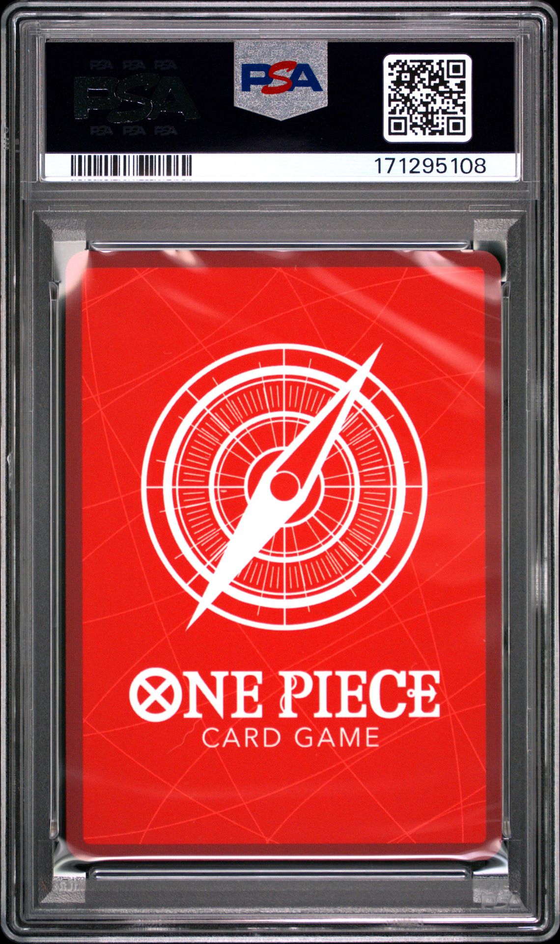2026 One Piece Op15-Eb04-Adventure On Kami's Island Enel #058 (Alternate Art) Gem Mt 10 back view - PSA certificate #171295108