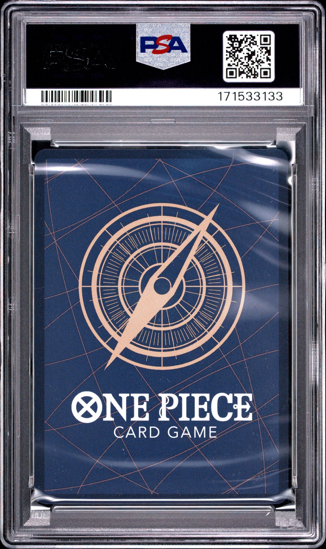 2026 One Piece Op15-Eb04-Adventure On Kami's Island Roronoa Zoro #037 (Treasure Rare) Gem Mt 10 back view - PSA certificate #171533133
