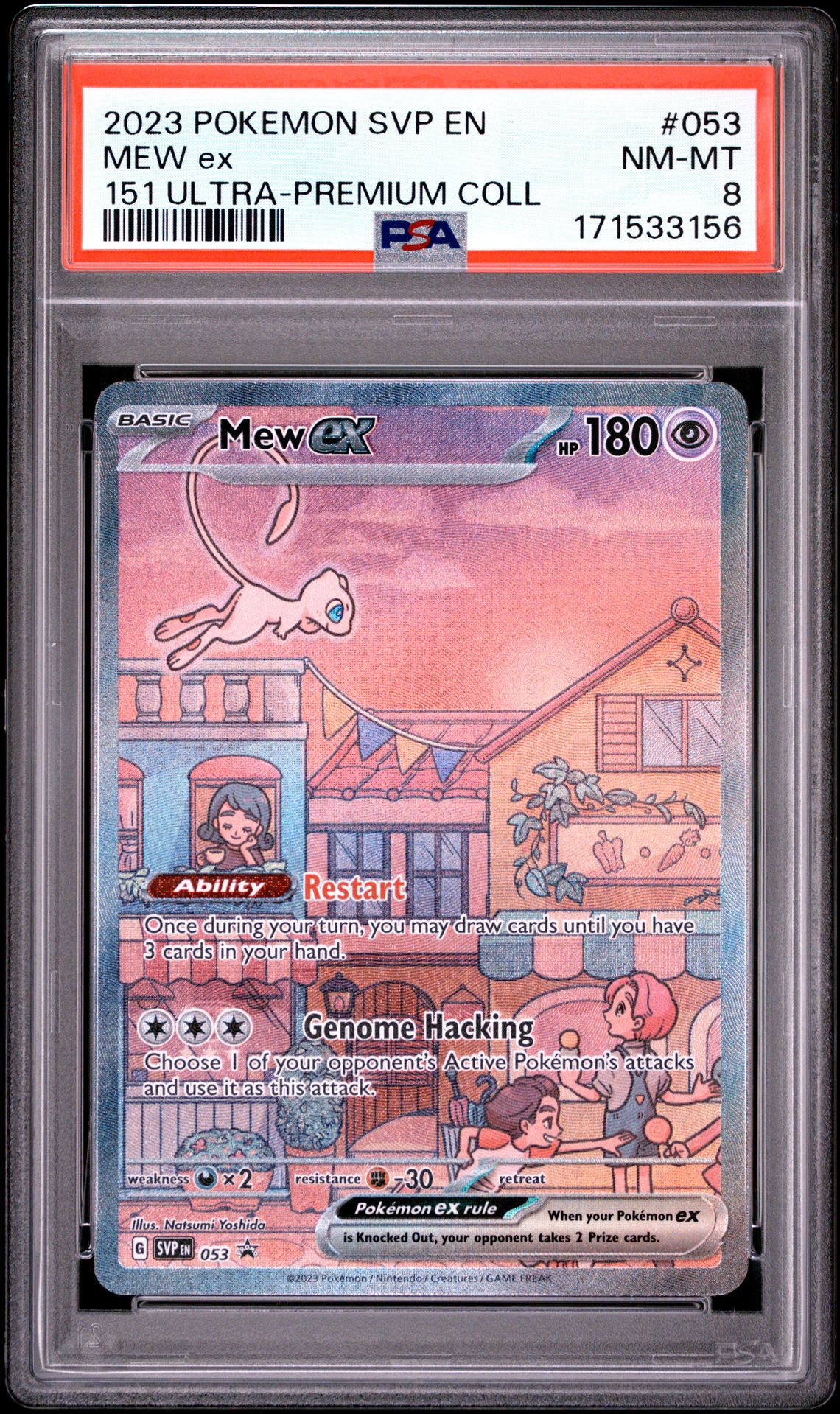 2023 Pokemon Svp En-Sv Black Star Promo Mew Ex #053 (151 Ultra-Premium Coll) Nm-Mt 8 front