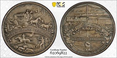 1902 AR SC$1 HK-296, Wells Fargo MS63