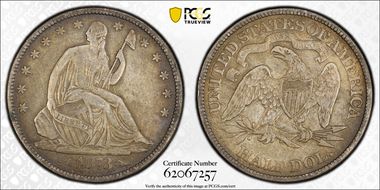 1873 50C Arrows VF25