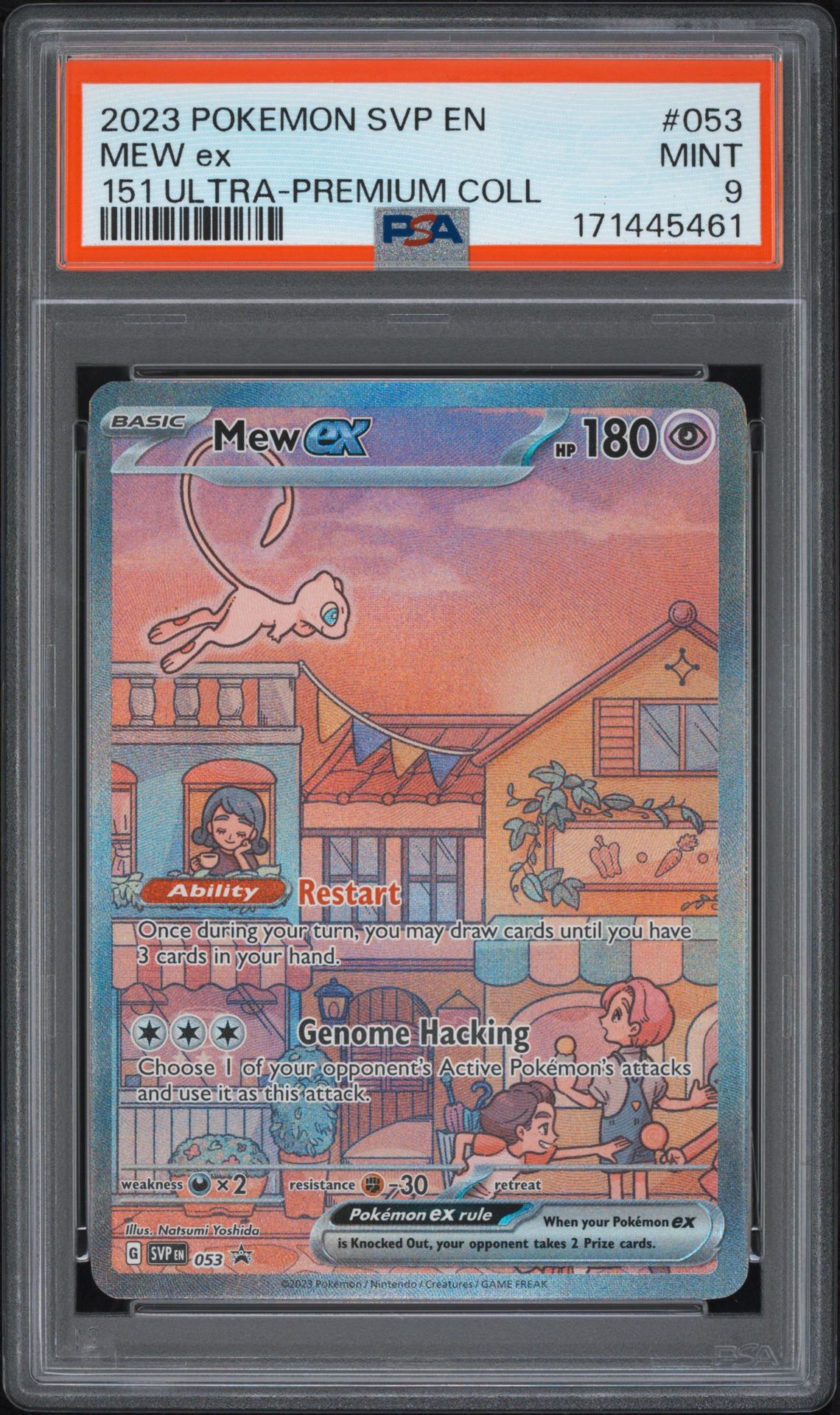 2023 Pokemon Svp En-Sv Black Star Promo Mew Ex #053 (151 Ultra-Premium Coll) Mint 9 front