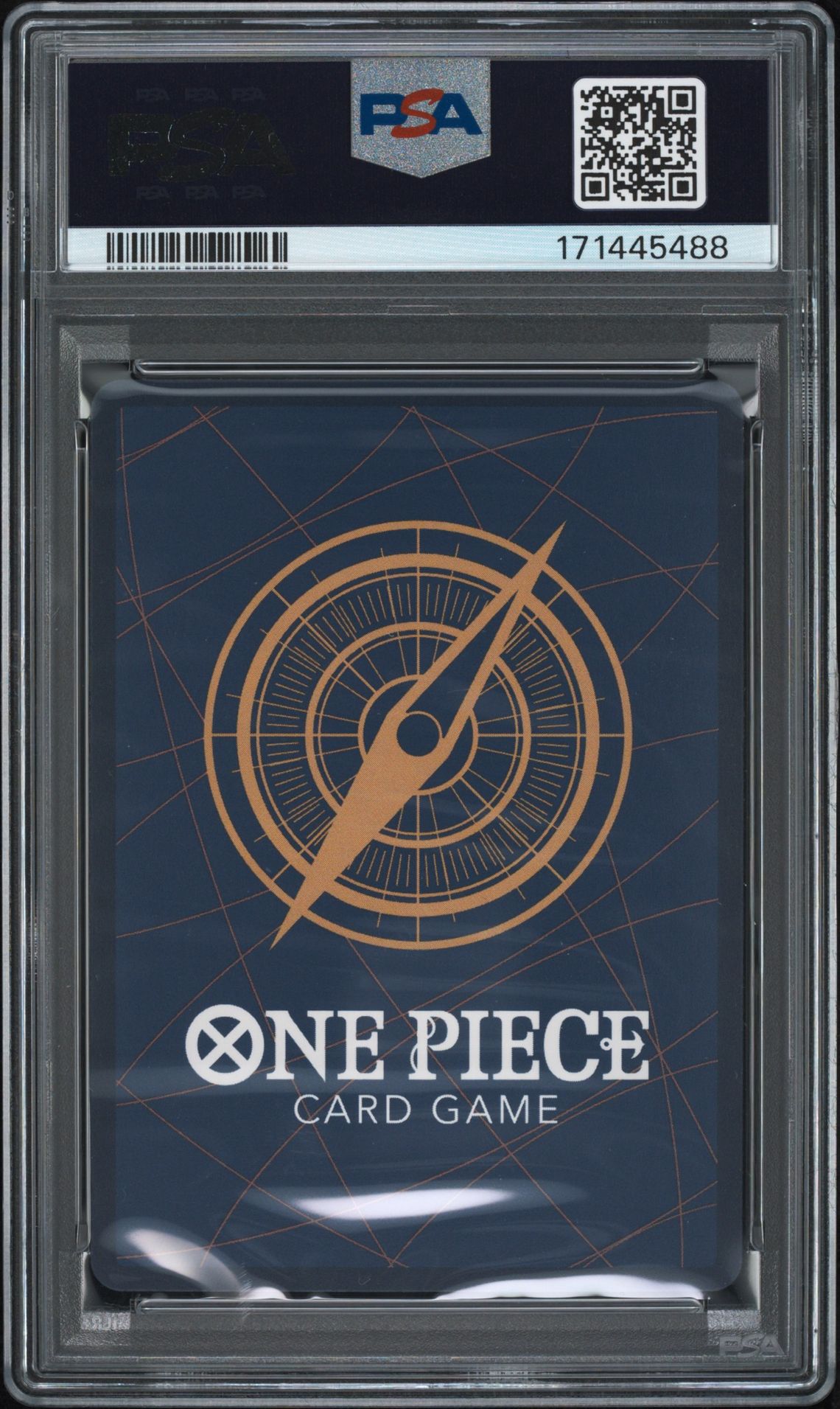 2026 One Piece Op14-Eb04-The Azure Sea's Seven Nami #031 (Alternate Art) Gem Mt 10 back view - PSA certificate #171445488