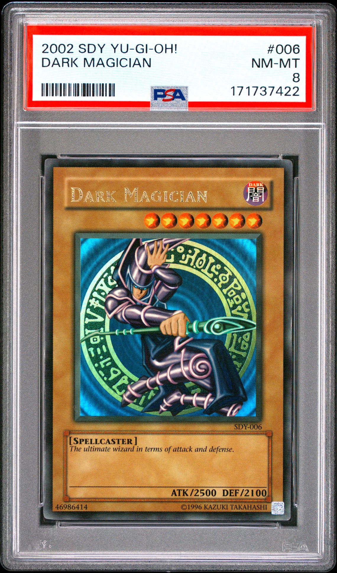 2002 Yu-Gi-Oh! Starter Deck: Yugi Dark Magician #006 Nm-Mt 8 front