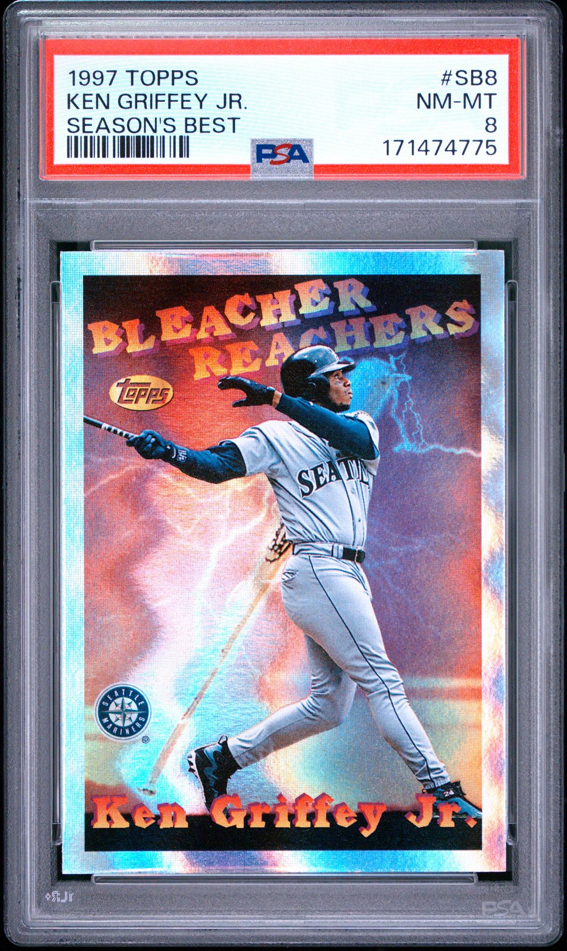1997 Topps Season's Best Ken Griffey Jr. #Sb8 (Season's Best) Nm-Mt 8 front