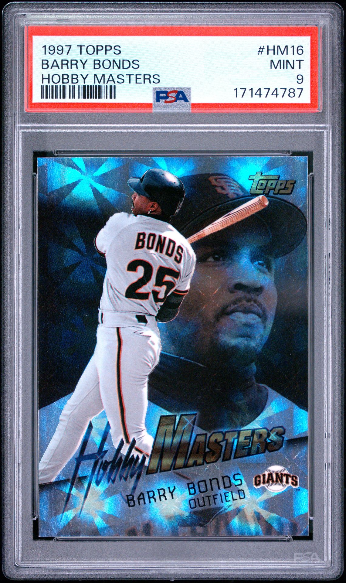 1997 Topps Hobby Masters Barry Bonds #Hm16 (Hobby Masters) Mint 9 front