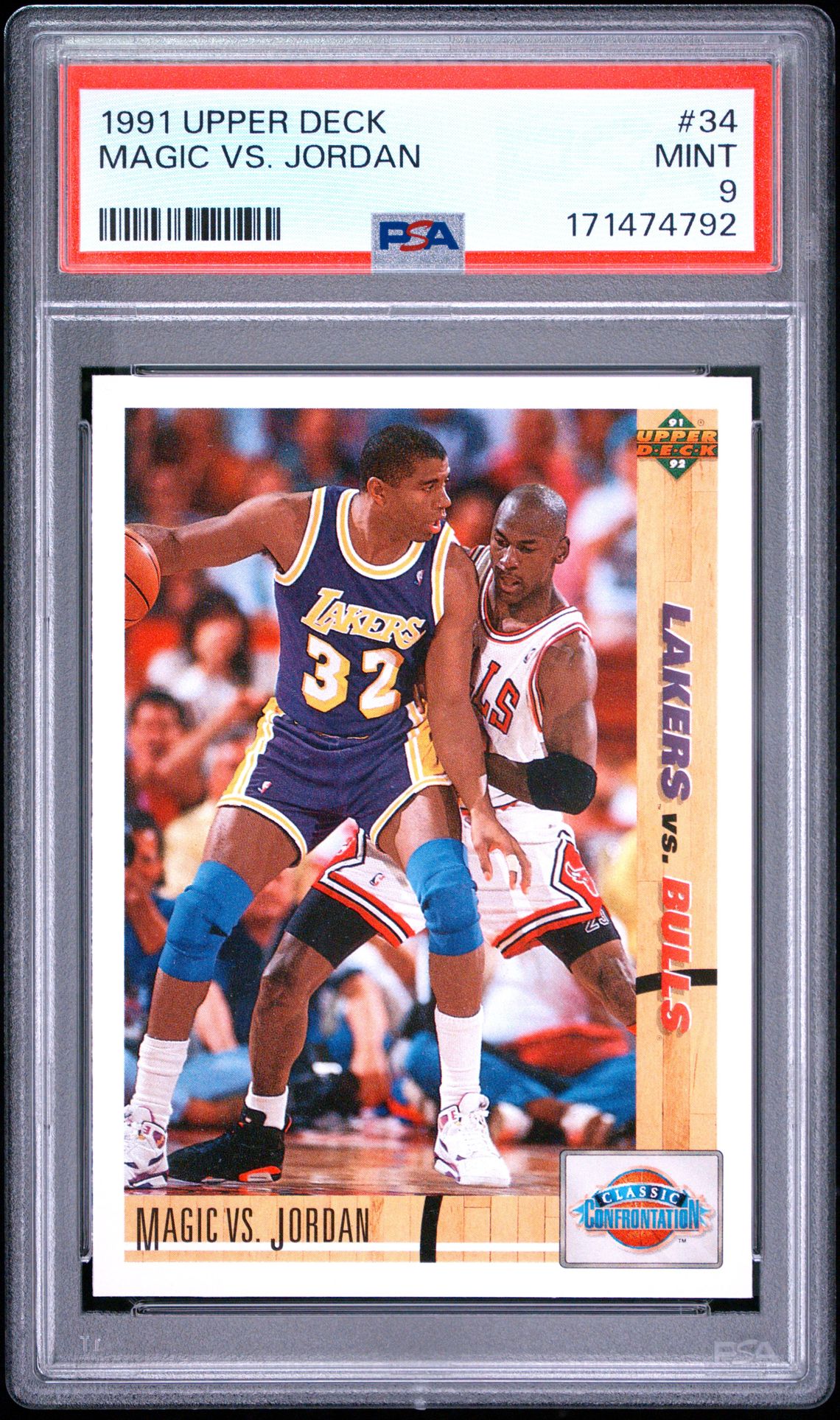1991 Upper Deck Magic Vs. Jordan #34 Mint 9 front