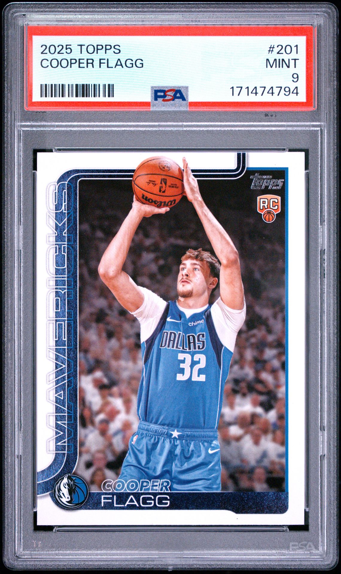 2025 Topps Cooper Flagg #201 Mint 9 front