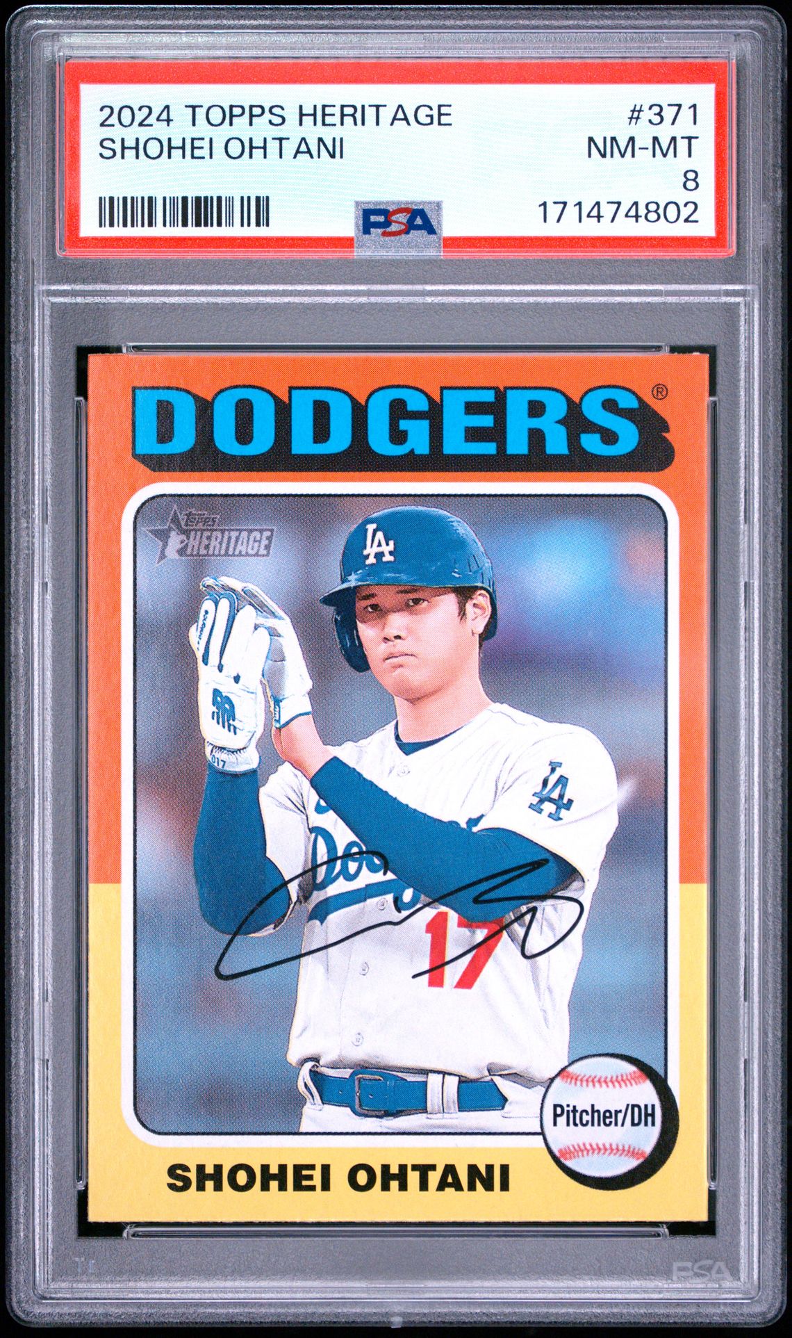2024 Topps Heritage Shohei Ohtani #371 Nm-Mt 8 front