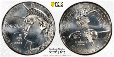 2026-P 50C Enduring Liberty MS65