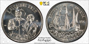 2026-D 25C Mayflower Compact MS67
