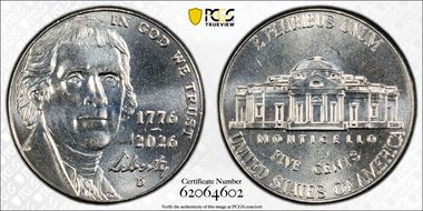 2026-D 5C 1776-2026 MS65FS