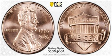 2026 1C 1776-2026 MS67RD