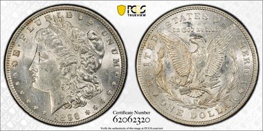 1896 $1 AU55