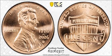 2026-D 1C 1776-2026 First Strike MS68RD