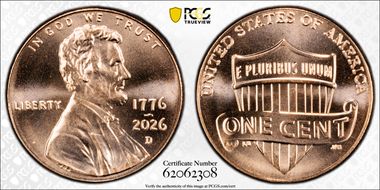 2026-D 1C 1776-2026 First Strike MS68RD