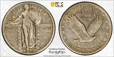 1928 25C XF45