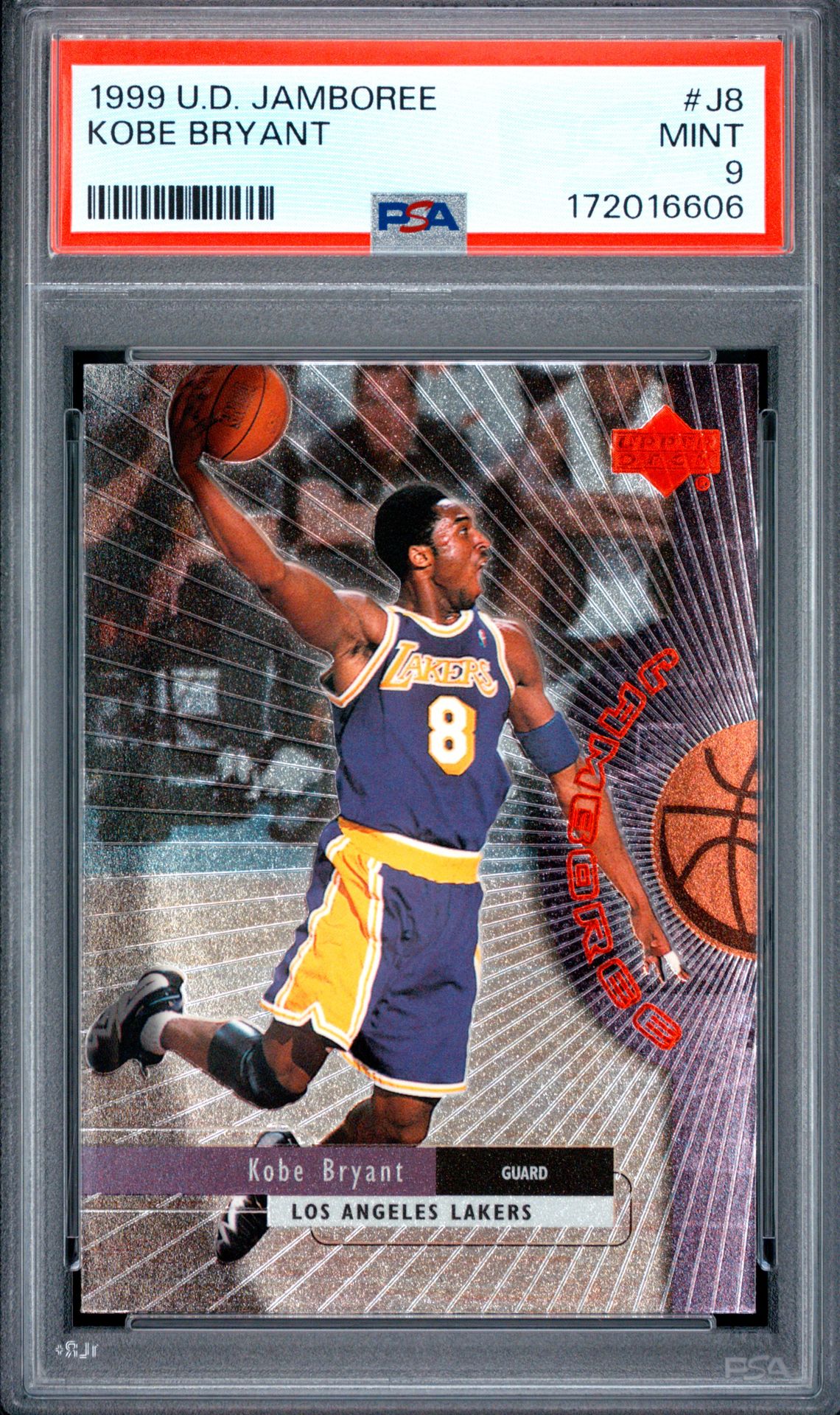 1999 Upper Deck Jamboree Kobe Bryant #J8 Mint 9 front