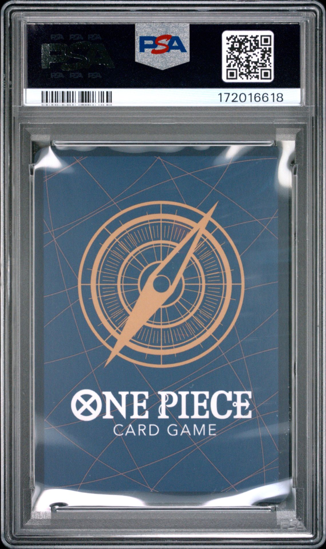 2023 One Piece Promos Monkey D. Luffy #037 (1St Anv Tournament-Ptcp) Gem Mt 10 back view - PSA certificate #172016618